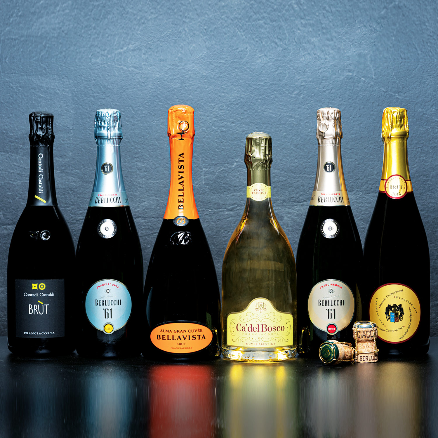 Probierpaket Franciacorta - Der berühmte Schaumwein aus der Lombardei (6 x 0,75 l)
