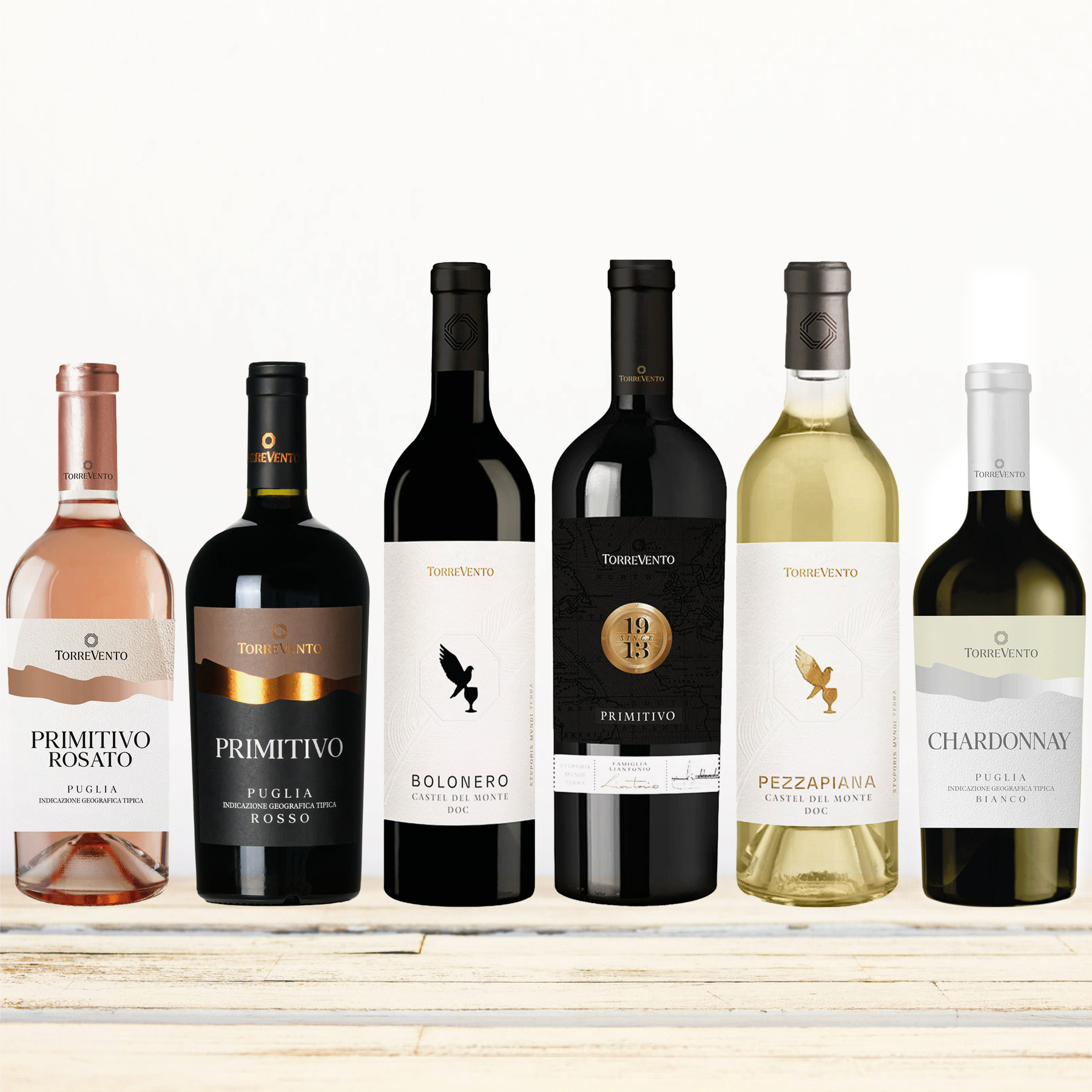 Probierpaket Kellerei Torrevento aus Apulien (6 x 0,75l)