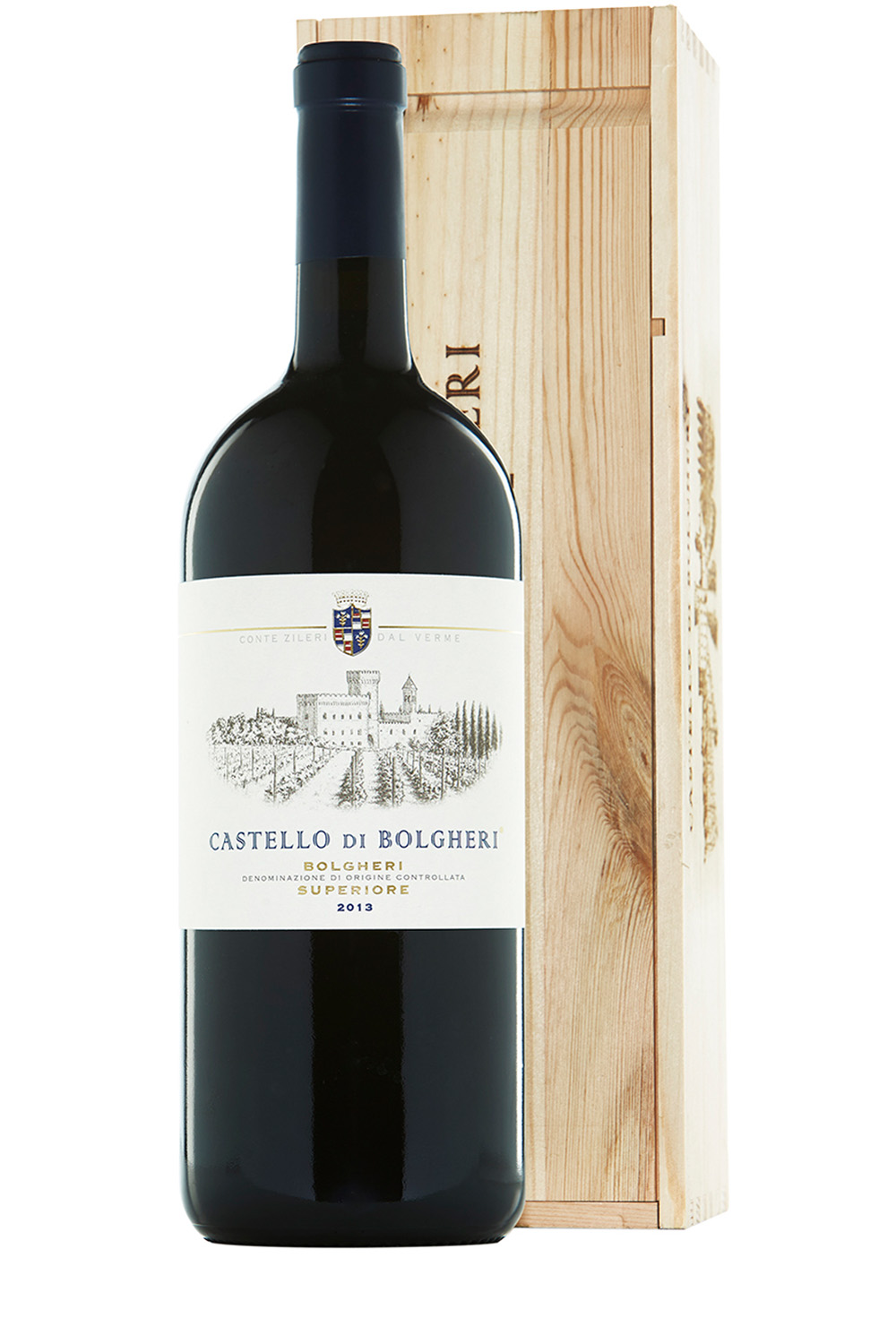 Castello di Bolgheri Castello di Bolgheri DOC 2021 Magnum mit Holzkiste