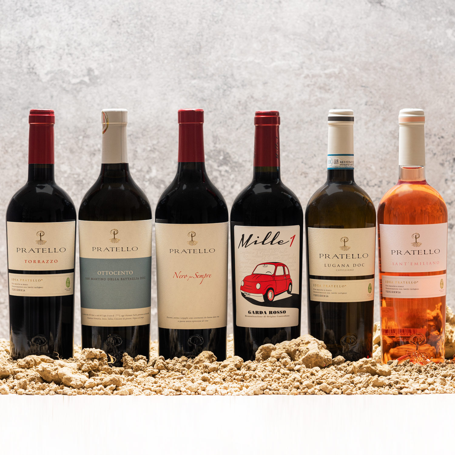 Probierpaket Pratello aus der Lombardei (6 x 0,75l)