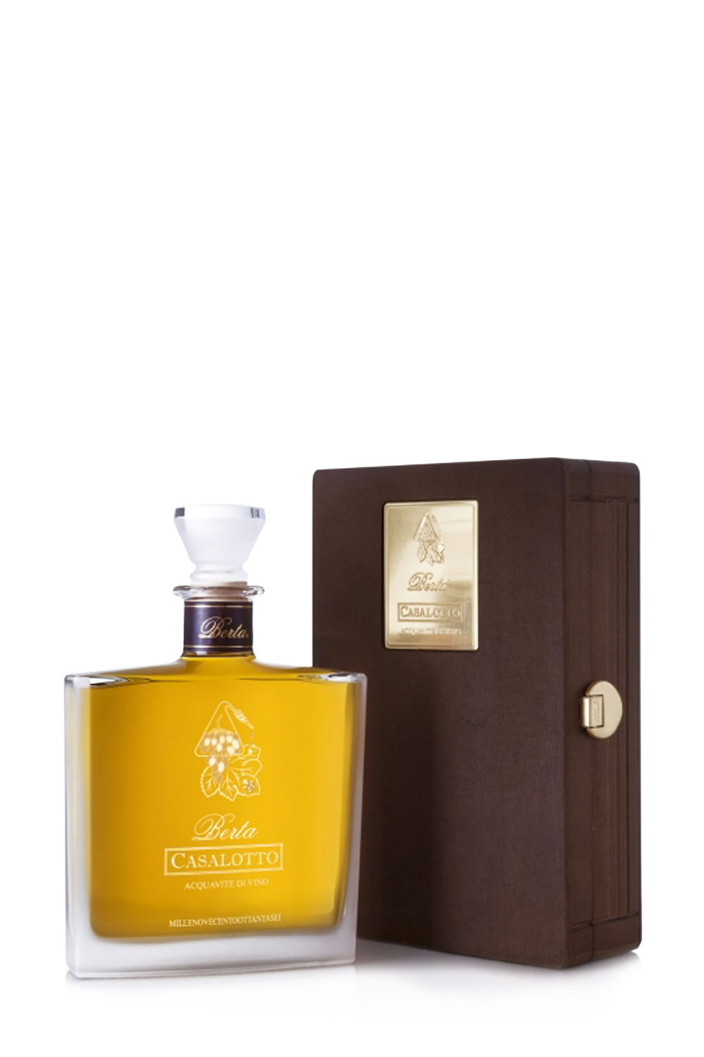 Berta Grappa Casalotto 1990 mit Holzkiste