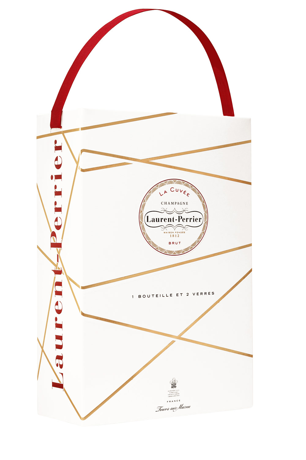Laurent-Perrier La Cuvée Champagner Brut Box mit 2 Gläser