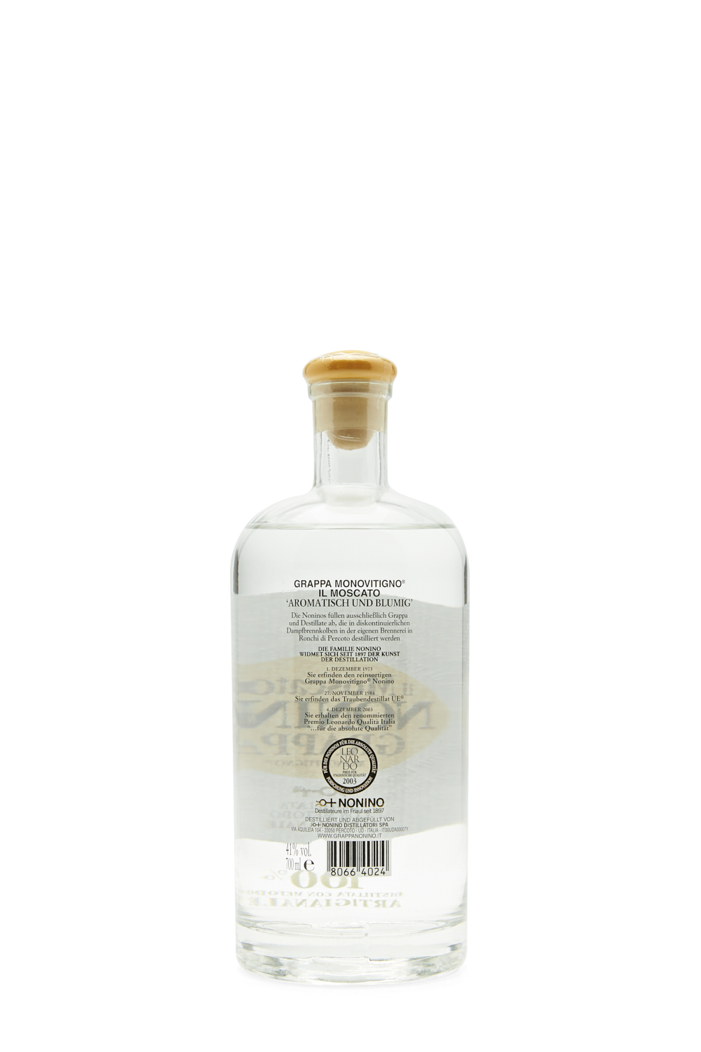 Nonino Grappa Il Moscato Monovitigno