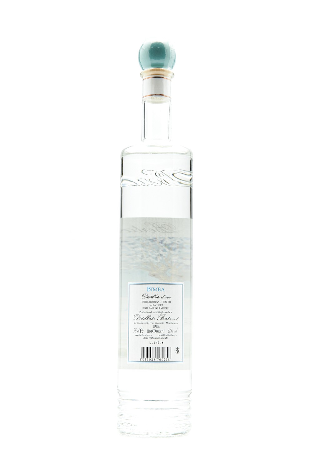Berta Bimba Grappa Acquavite d´uva 0,7 Liter