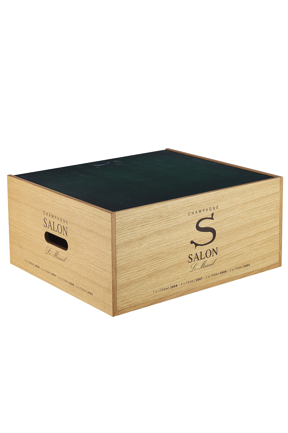Champagne Salon Caisse Oenothèque (1x Salon Magnum 2008, je 2x Salon 2004, 2006, 2007)