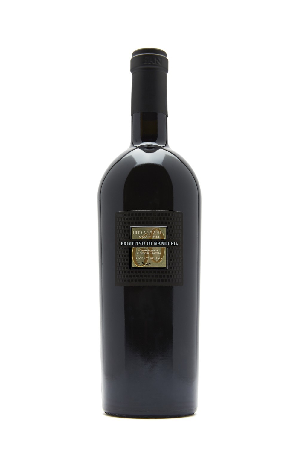 Sparpaket Cantine San Marzano Sessantanni Primitivo di Manduria DOP 2017 (6 x 0,75l) mit Spiegelau Senti Vini Weinglas