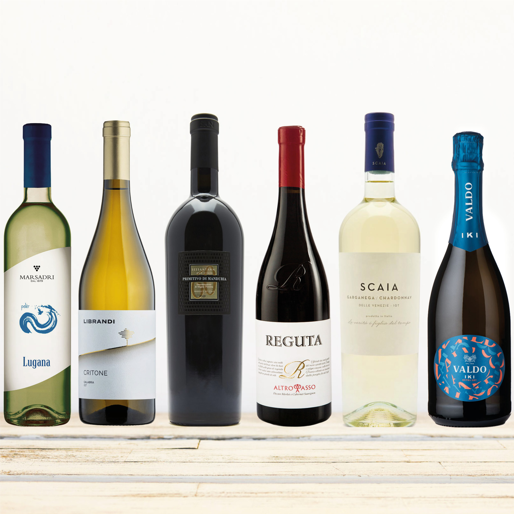 Probierpaket Topseller aus Italien (6 x 0,75l)