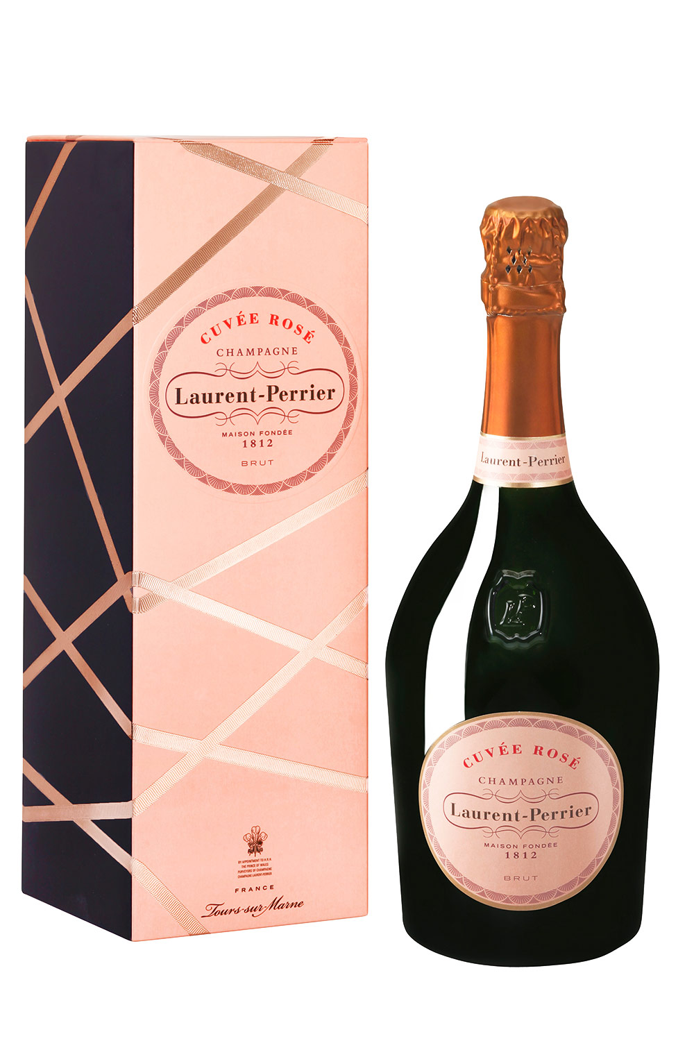 Laurent-Perrier Champagner Cuvée Rosé mit Geschenkverpackung