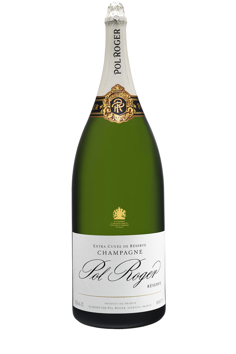 Pol Roger Champagner Brut Réserve 12 Liter mit Holzkiste