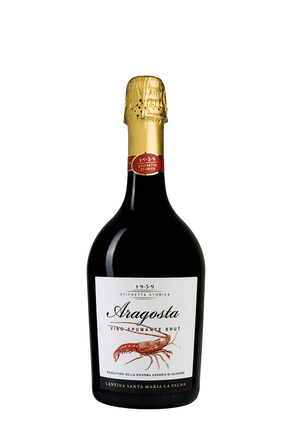 Santa Maria La Palma Aragosta Vermentino di Sardegna Vino Spumante Brut 