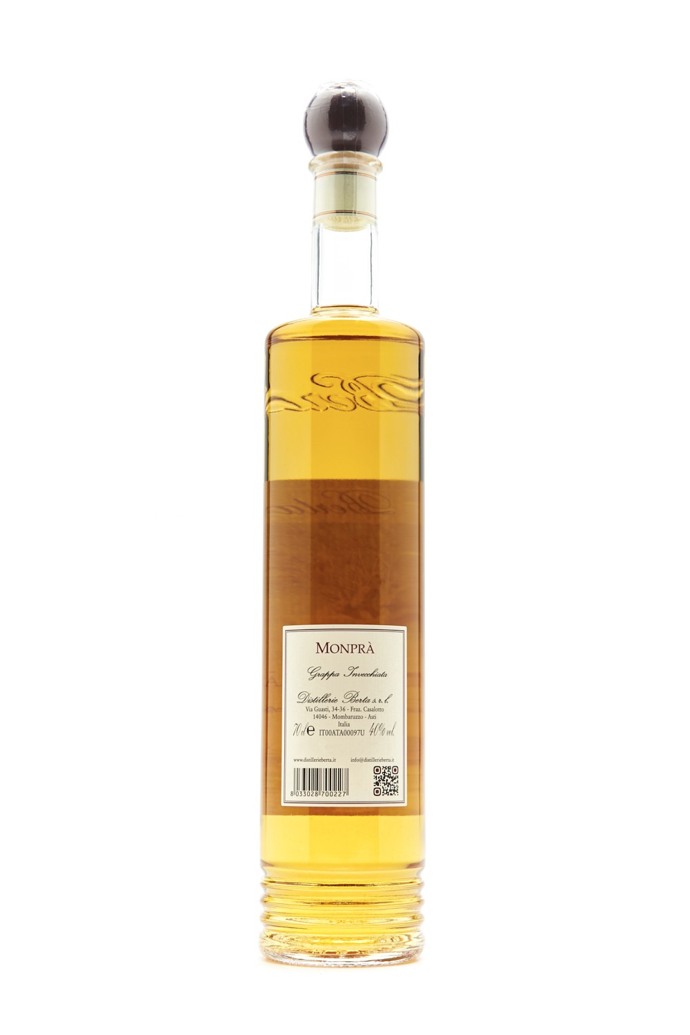 Berta Monprà Grappa Invecchiata 0,7 Liter
