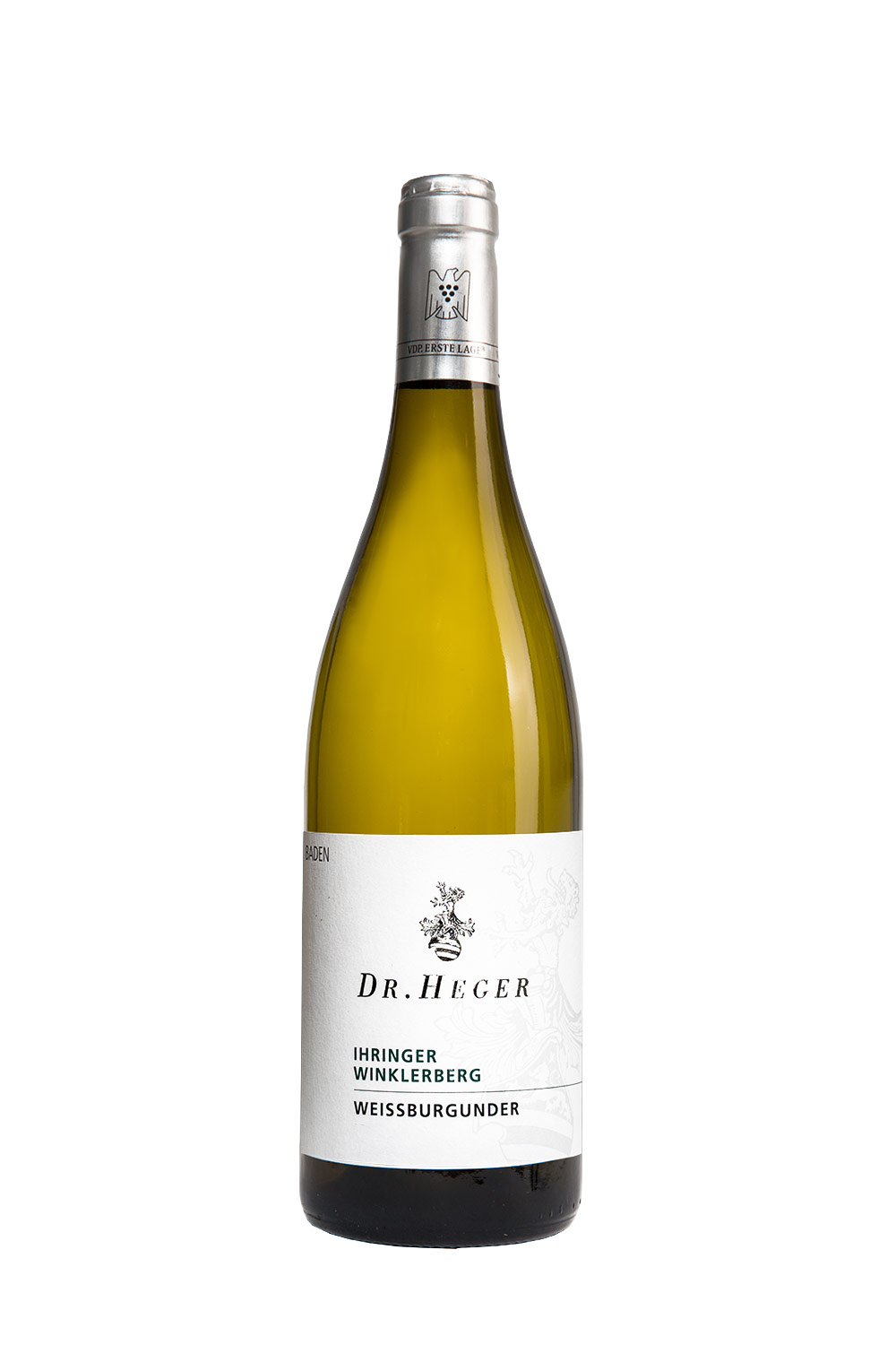 Weinhaus Dr. Heger Ihringer Winklerberg Weissburgunder VDP. Erste Lage trocken 2023